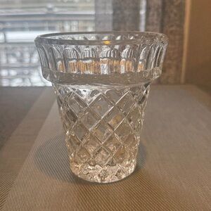 Elegant Crystal Planter/Flower Pot